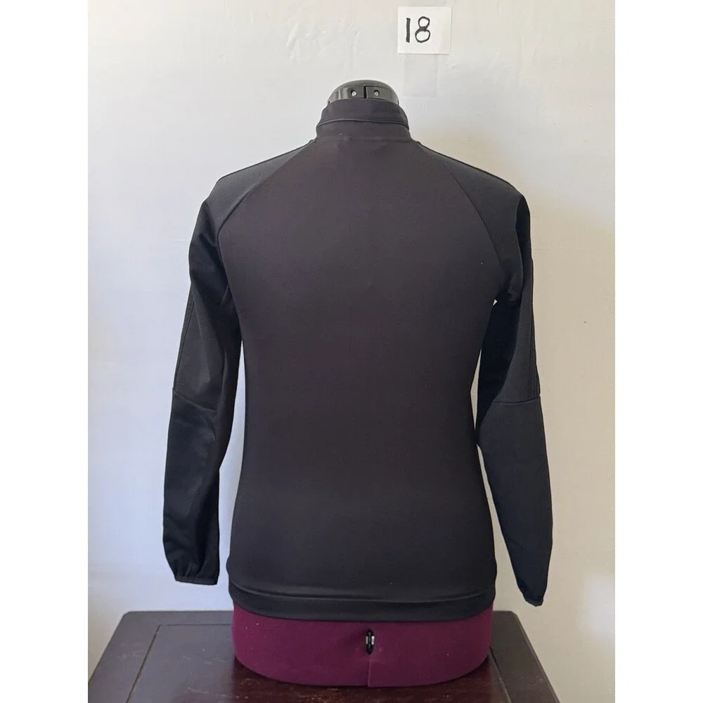 Adidas ClimaLite Youth Large Black Full Zip Track Jacket 13-14Y